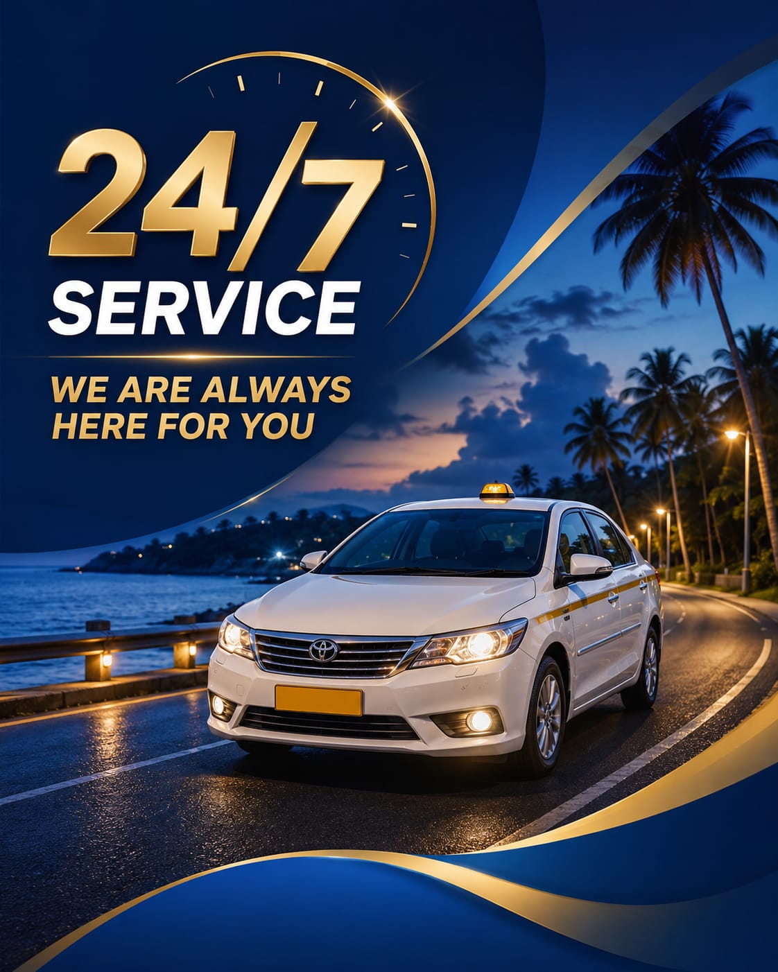 24/7 Taxi Service - San Travels